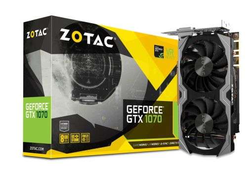 Zotac Geforce GTX 1070 8GB Mini GDDR5 256-bit Graphics Card