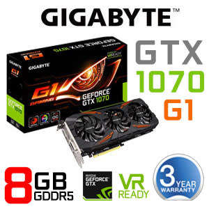 GIGABYTE GeForce® GTX 1070 8GB GAMING OC 8G (rev. 1.0) PLEASE READ!!!!!!!!!! REPAIR OR PARTS!!!