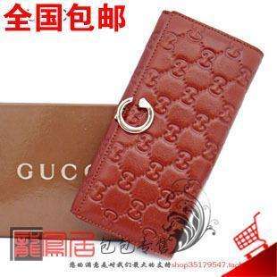 GUCCI  BROWN LEATHER PURSE/ WALLET