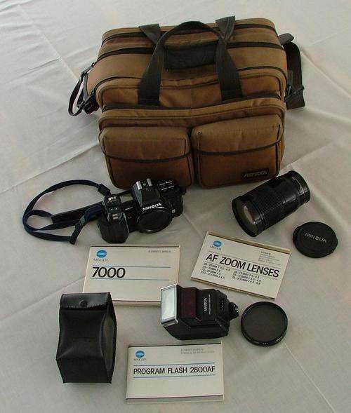 MINOLTA 7000 AF Camera kit.