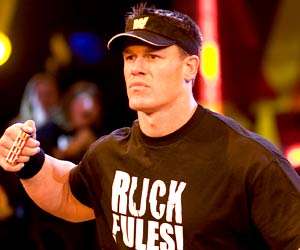 WWE OFFICIAL MERCHANDISE - JOHN CENA "RUCK FULES" T-SHIRT- BRAND NEW- SIZE LARGE