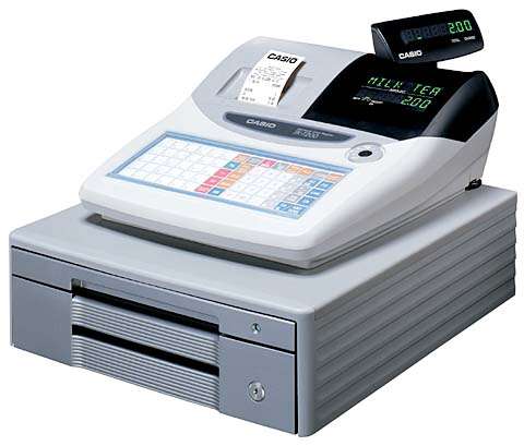 CASIO TK-T200 ELECTRONIC CASH REGISTER ***FREE DELIVERY***FREE TILL ROLL***