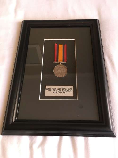 Boer War QSA Medal Rand Rifles