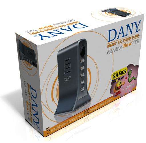 DANY TV TUNER-CONVERT MONITORS INTO TV -WITH REMOTE