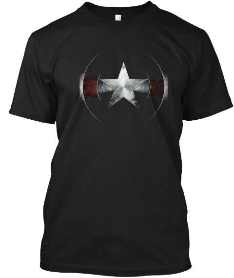 Captain America artistic T-SHIRT