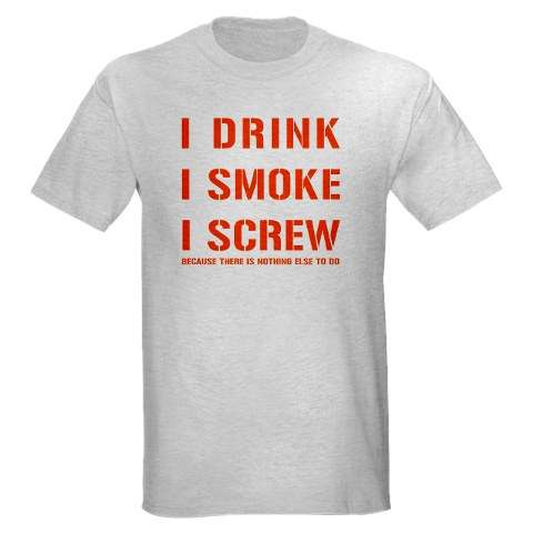 Drinking T-SHIRT