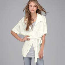 WINTER WHITE CARDIGAN