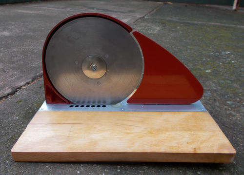 Vintage Alexanderwerk Bread Slicer showing blade and base
