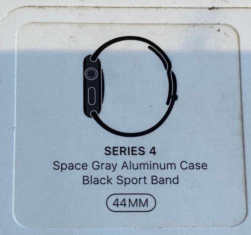 Apple Watch Series 4 - 44mm GPS Space Grey Aluminium Case