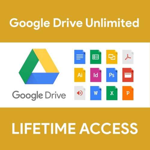 Google Drive Unlimited Shared Storage | Lifetime Guarantee