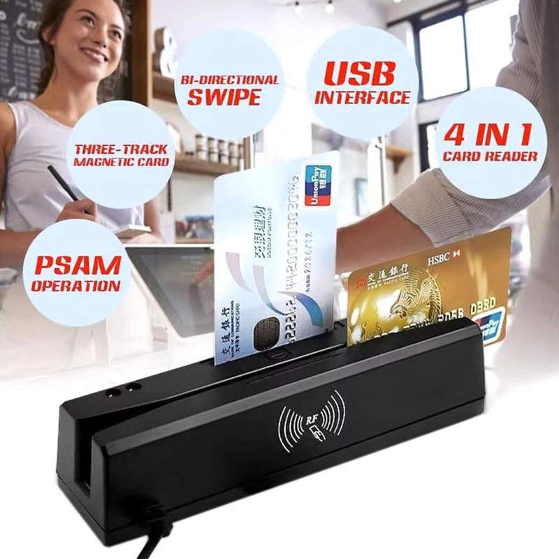 YL160 4 In 1 IC Card Magnetic Card Induction Reader