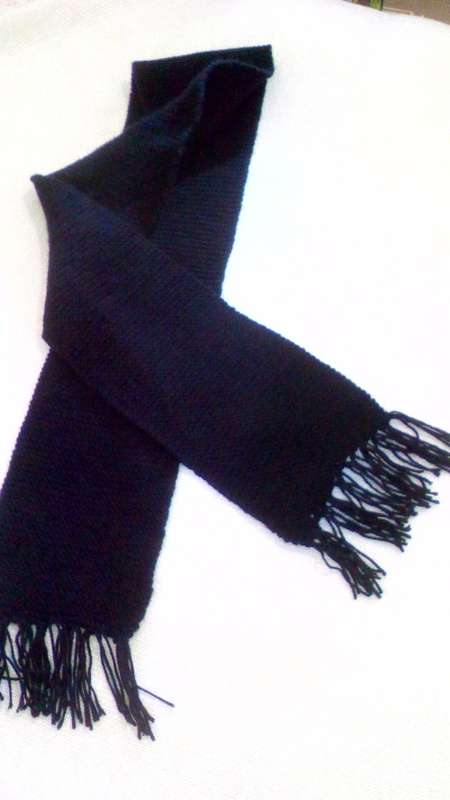 Scarf handknitted thick warm winter