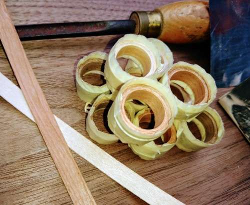 WOOD WOODEN RING WALNUT BENTWOOD WITH MAPLE INLAY WAS R299.00