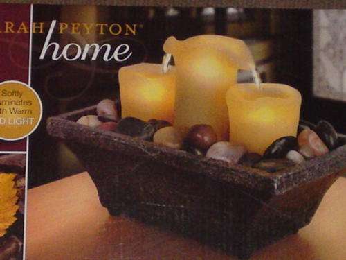 SARA PEYTON LED CANDLE WATER FOUNTAIN