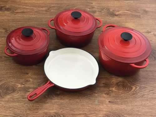 Traditional 7 Piece Cast Iron Cookware Set