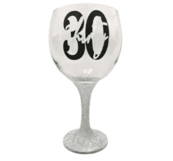 30th Birthday Gin Glass