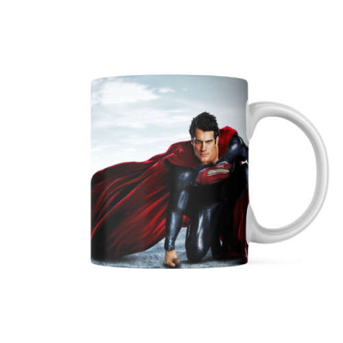 Superman Themed Printed Coffee Cup