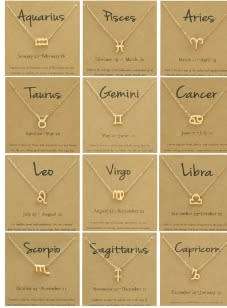 Horoscope Pendant and chain