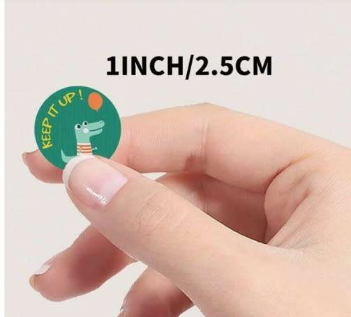 ROLL OF 200 TEACHER INCENTIVE STICKERS