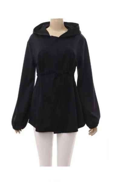 ladies light weight thin drawstring  hoodie jacket