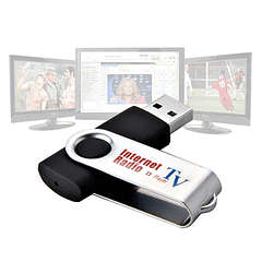 Internet Radio TV USB player - 23,000 Radio & 5,200 TV Stations around the world!