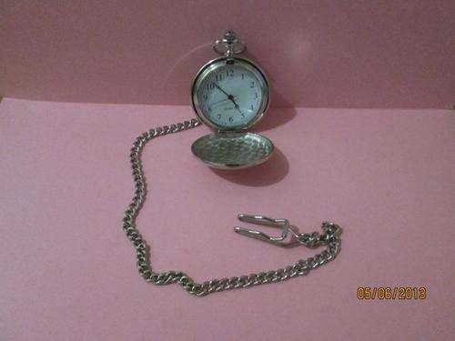 Silver - Quartz pocket watch