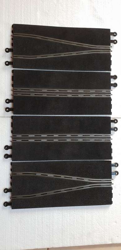 Scalextric (Scx) Extended Chicane (4 tracks)
