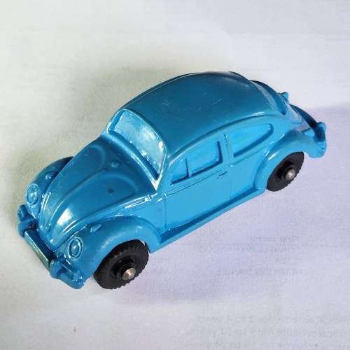 Vintage Tomte Laerdal Volkswagen Beetle, Stavanger Norway, Vinal Plastic Model Car