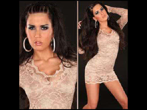 Sexy dress with lace