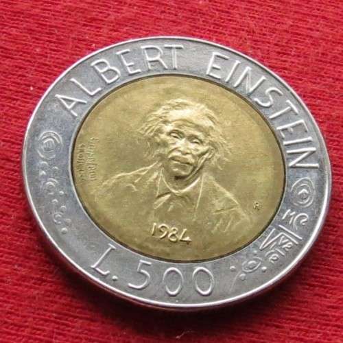 San Marino 500 Lire 1984 bimetal