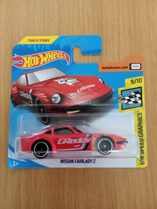 Nissan Fairlady Z Greddy Red Hot Wheels