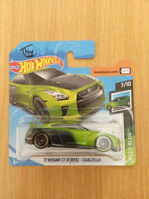 2017 Nissan Skyline  GTR GUACZILLA Tanner Fox Hot wheels