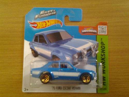 Hot Wheels Ford Escort from fast and furious