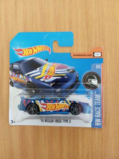 Nissan 180sx type x blue Hot wheels