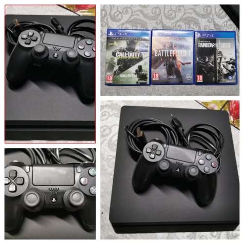 Playstation 4 + control + 3xGames