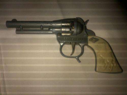 VINTAGE TOY GUN PECOS BILL  MONDIAL .MADE IN ITALY 1954.