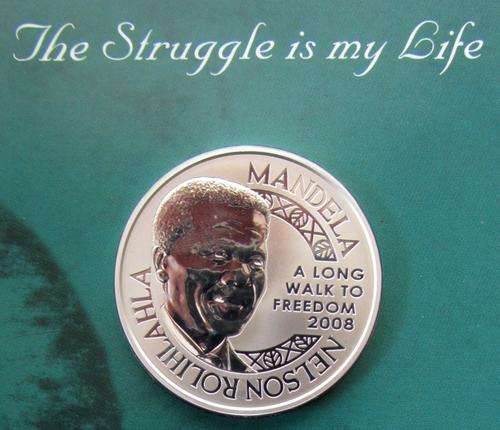Mandela Proof 1 Ounce Silver Medal 2009 in Original Booklet