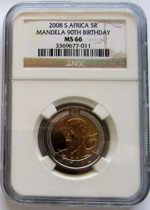 Mandela Birthday R5 MS66 NGC