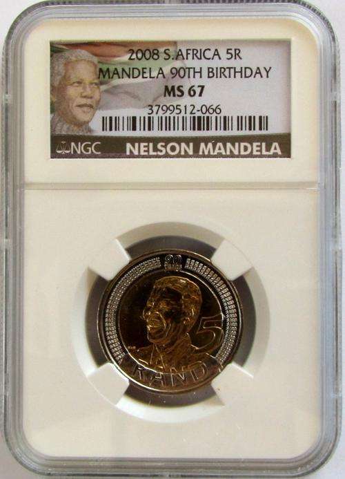 Mandela Birthday R5 - MS67!! NGC Graded
