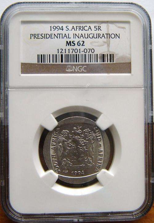 **NGC MS62 1994 Presidential Inauguration@ Crazy R6 start***