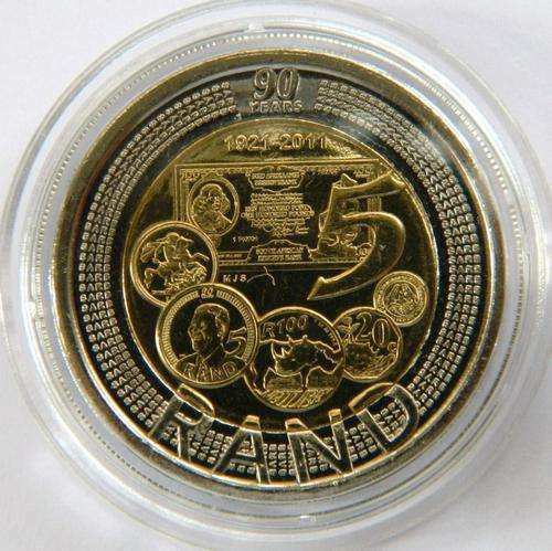 **SARB R5 90th  Mint State Coins SEALED**