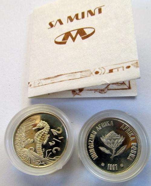 ** 1997 Silver Proof 2 1/2 cent Tickey** Mint Case