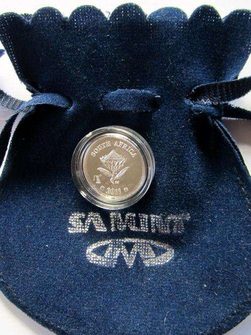 New ** 2011 Fly Press Silver 2 1/2 cent Tickey** Mintage 300