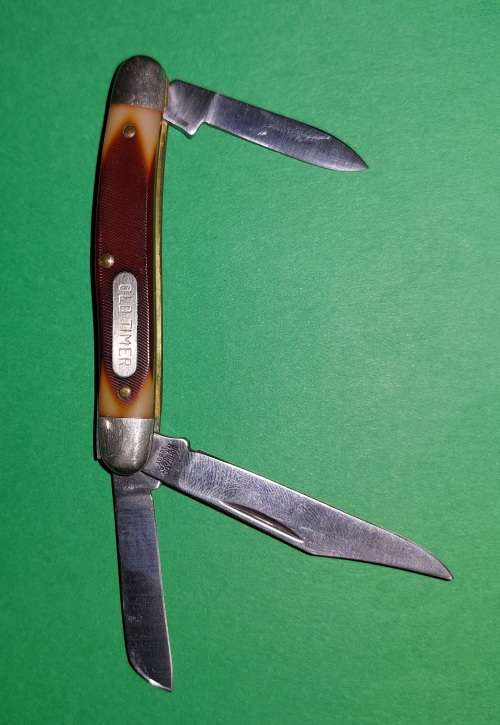 OLD TIMER Schrade NY USA 1080T Multi Pocket Knife