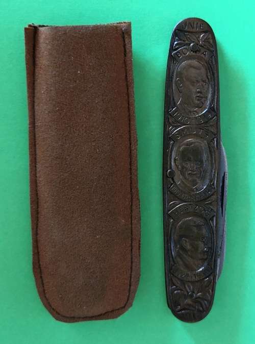 Ministers of Union of SA Double Blade Pocket Knife
