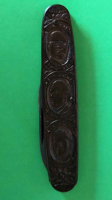 Ministers of Union of SA Double Blade Pocket Knife