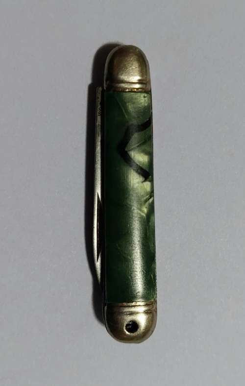 Richards Sheffield 'Green-mother-of-pearl-detail' Pocket Knife