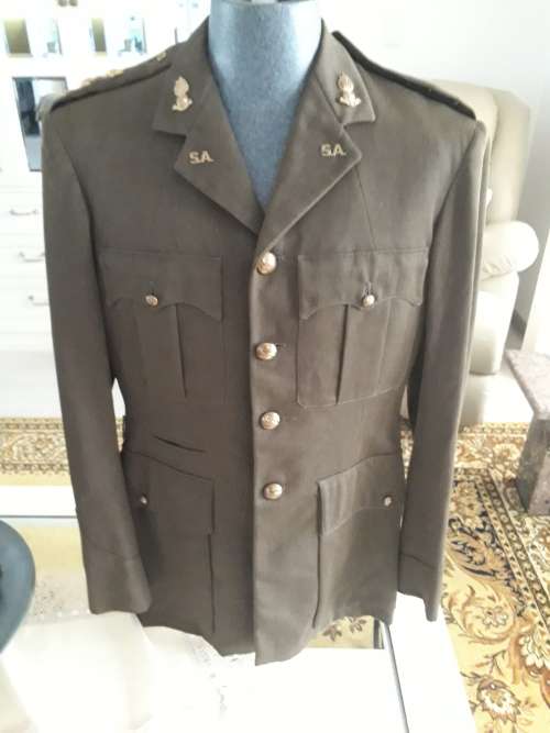 South Africa Army Step Out Jacket With Ranj And Division Badges As Per Pictures