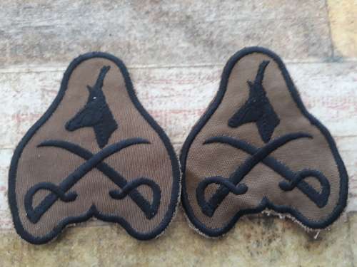 South Africa Army 2xPT Instructor Browns Sew On Insignia