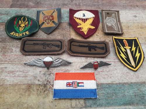 South Africa Army Lot 7 Sai Flash 1 Pin Parchute Wing 1Pin